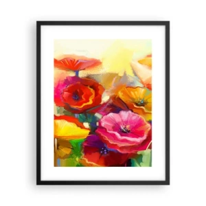 Poster in black frame - Not Only Red - 40x50 cm