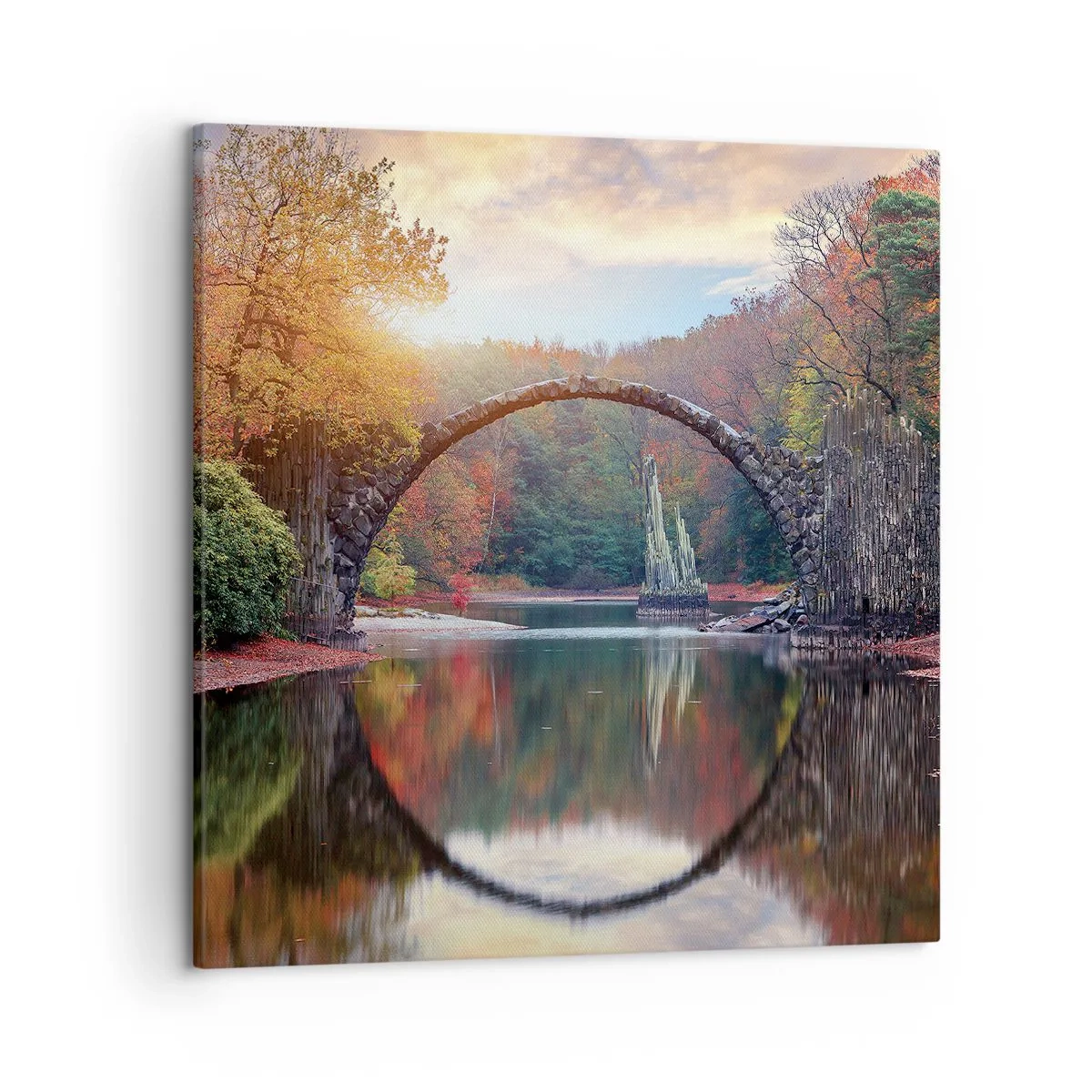 Canvas picture - On the Other Side of a Mirror - 50x50 cm