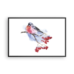 Poster in black frame - Winter in Colour - 91x61 cm