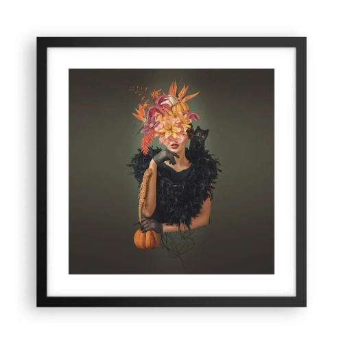 Poster in black frame - Charm of a Witch - 40x40 cm