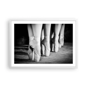 Poster in white frmae - Together, Lightly - 70x50 cm