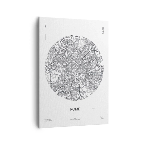 Canvas picture - Anatomy of Rome - 50x70 cm
