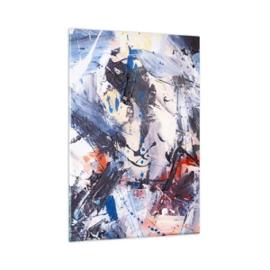 Glass picture - Crazy Dance of Abstraction - 80x120 cm