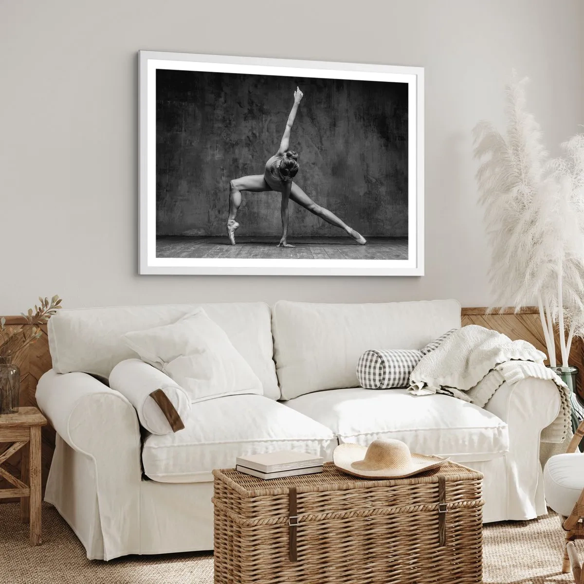 Poster in white frmae - Ideal of Balance - 100x70 cm