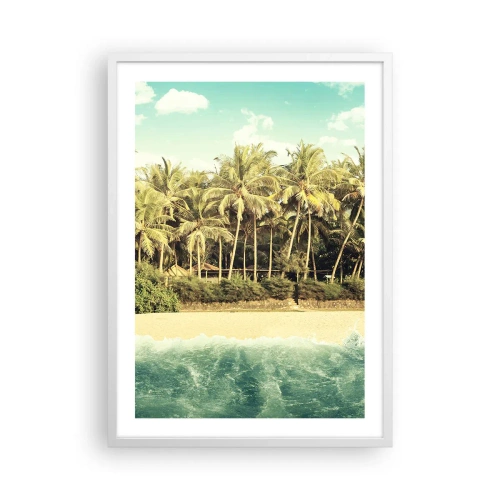 Poster in white frmae - How about Here? - 50x70 cm