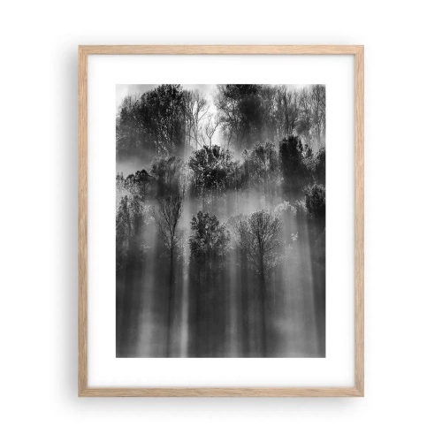 Poster in light oak frame - In the Streams of Light - 40x50 cm