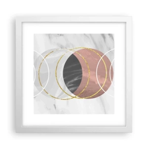 Poster in white frmae - Music of the Spheres - 30x30 cm