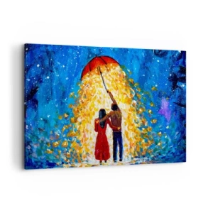 Canvas picture - Magic of a Rainy Evening? - 100x70 cm