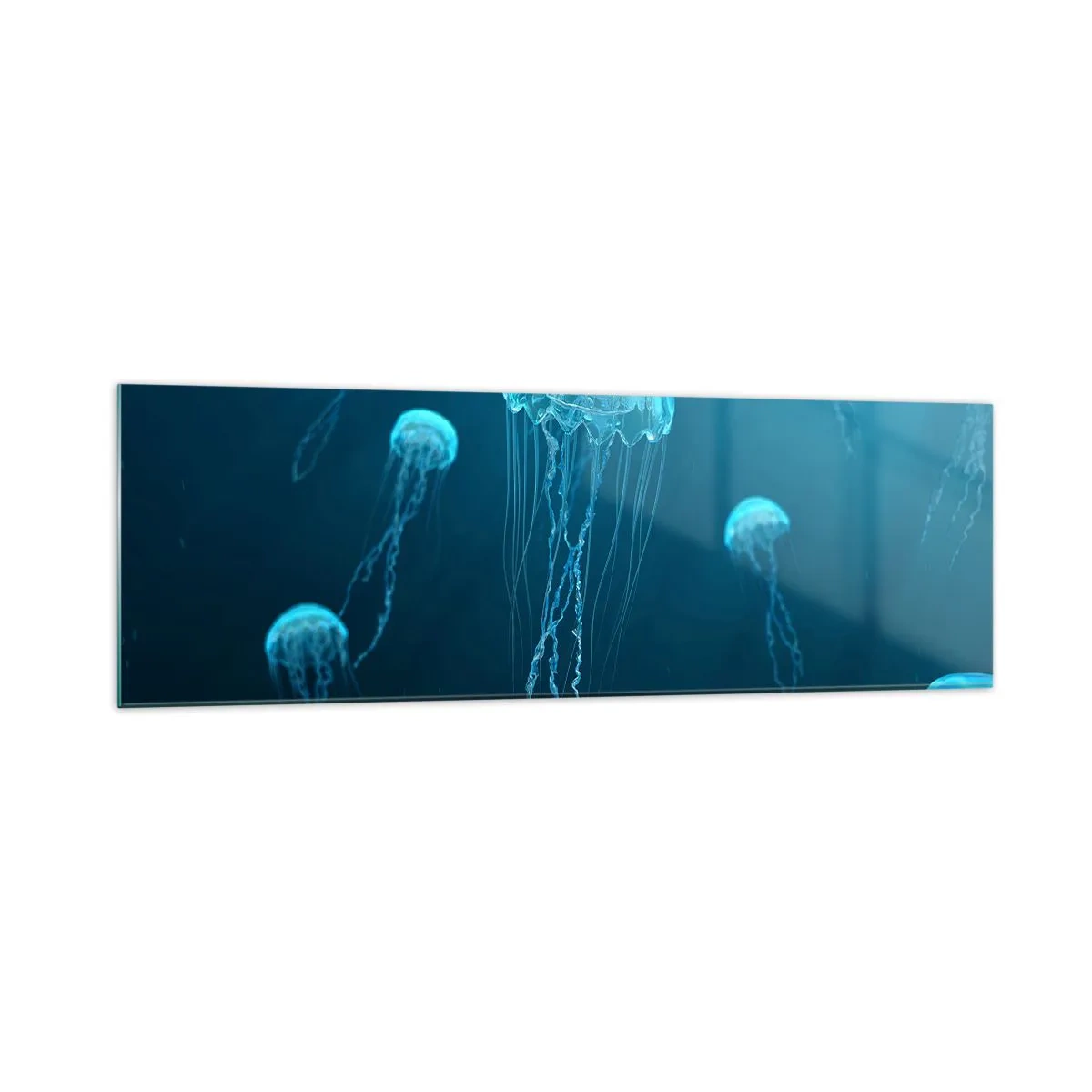 Glass picture - Ocean Dance - 160x50 cm