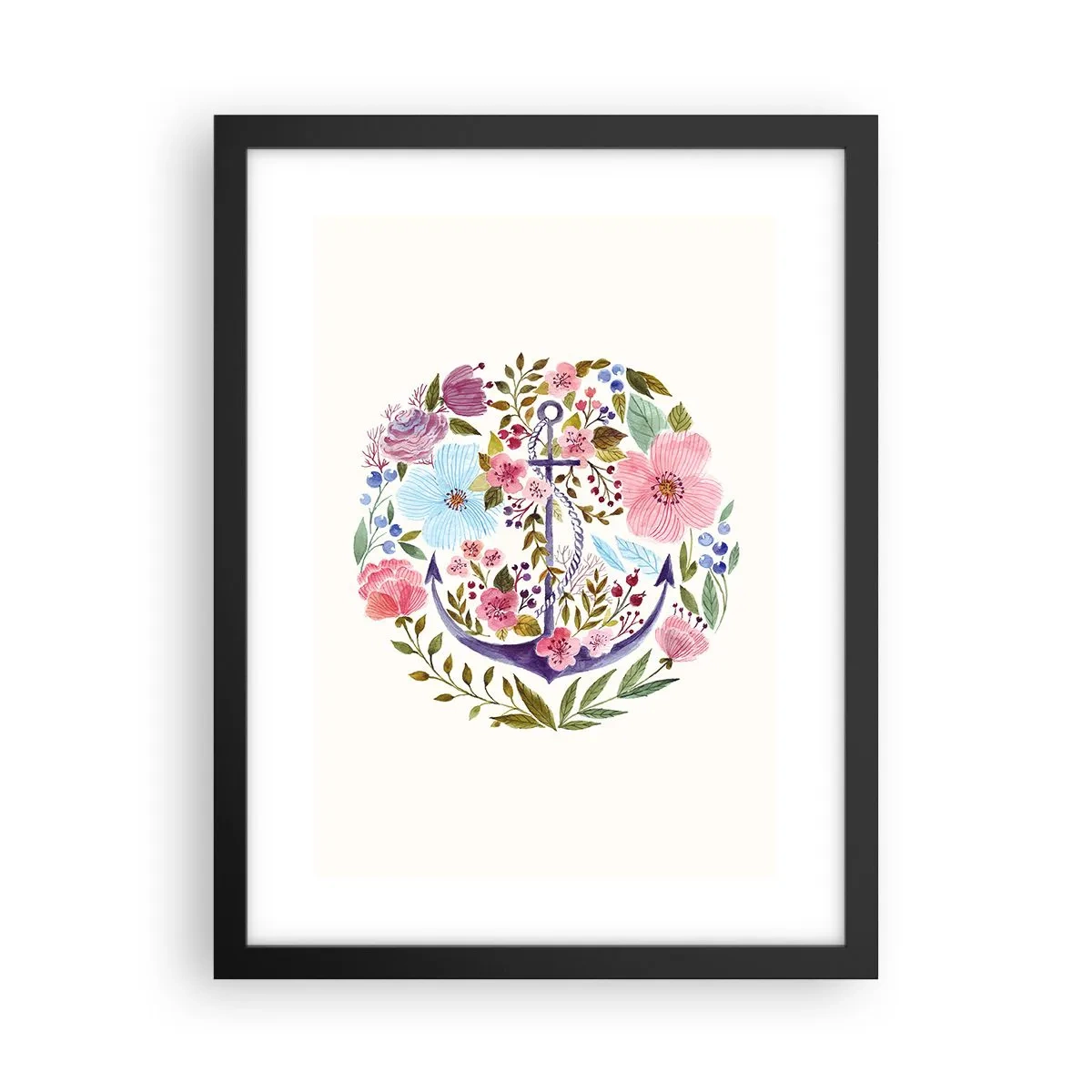 Poster in black frame - Good Dream of a Sailor - 30x40 cm