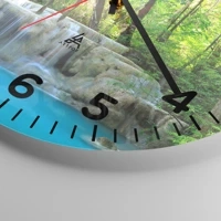 Clock face with numbers