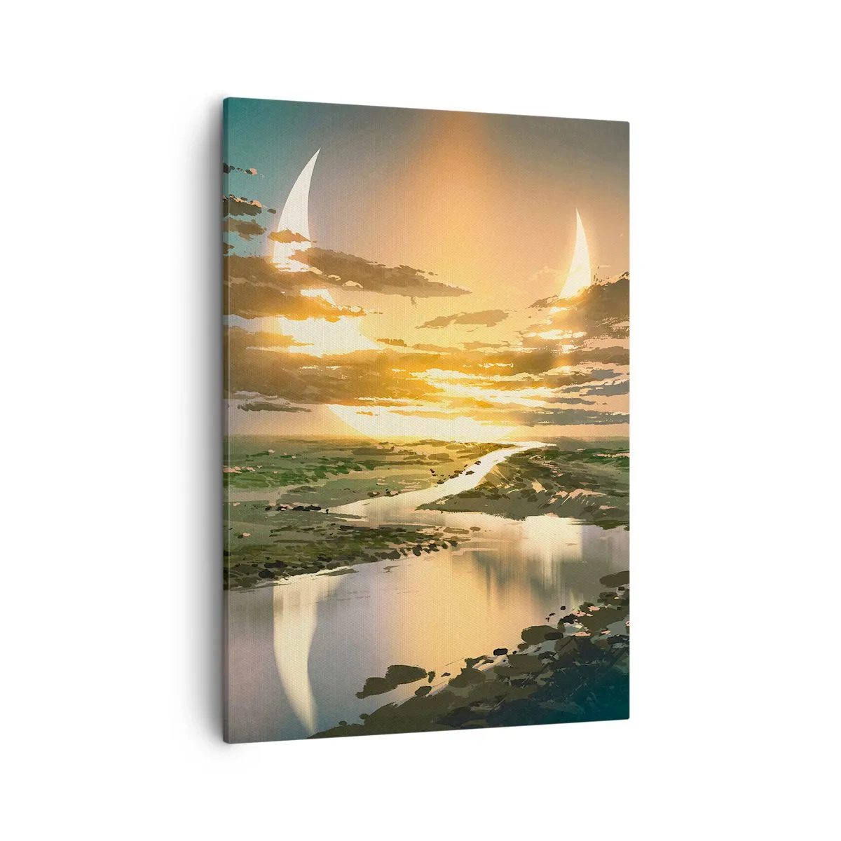 Canvas picture - Somewhere in a Distant Galaxy - 50x70 cm