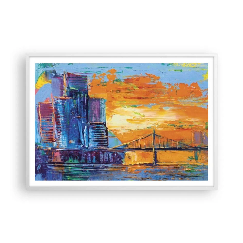 Poster in white frmae - Culture and Nature - 100x70 cm