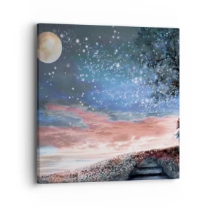 Canvas picture - Starry Spectacle - 40x40 cm
