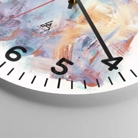 Clock face with numbers