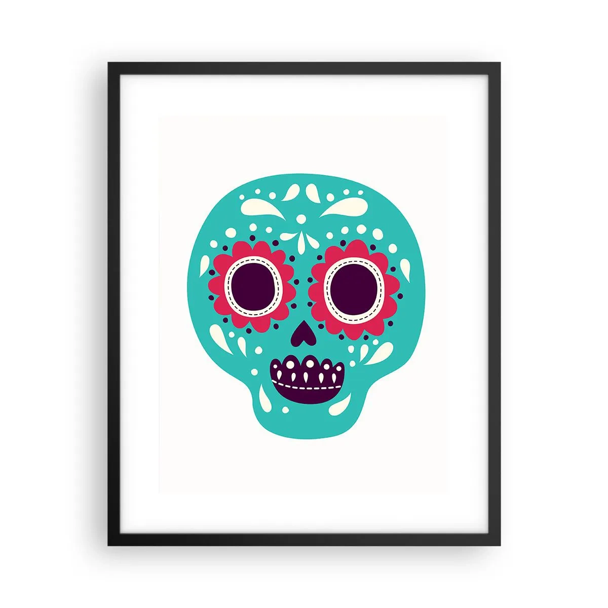 Poster in black frame - Life - Fun Until You Die - 40x50 cm