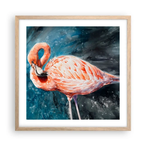Poster in light oak frame - Decorative by Nature - 50x50 cm