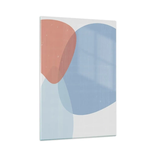 Glass picture - Pastel Relations - 70x100 cm