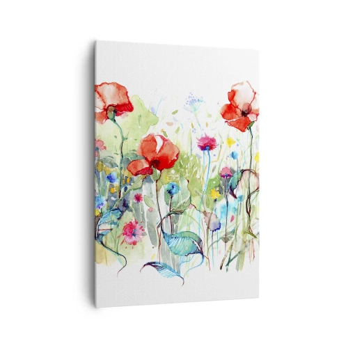 Canvas picture - Meadow in May - 70x100 cm