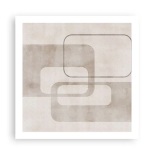 Poster - Geometrical Grout - 60x60 cm