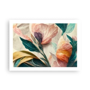 Poster - Flowers of Southern Islands - 70x50 cm