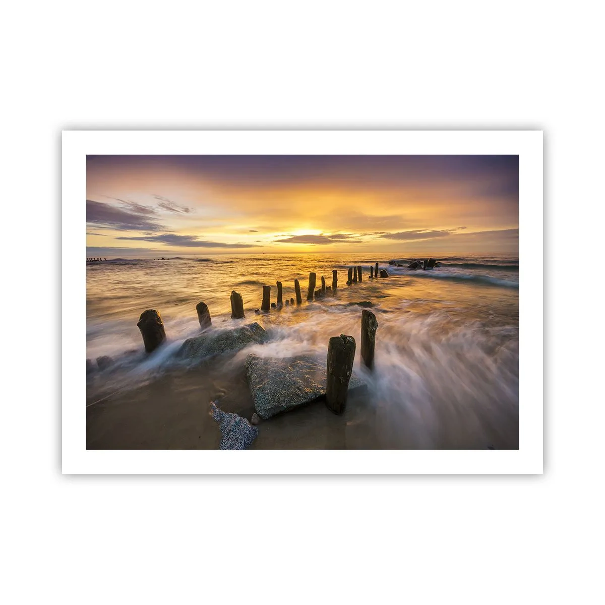 Poster - Raw Beauty of the Baltic Sea - 70x50 cm
