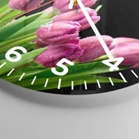 Clock face with numbers