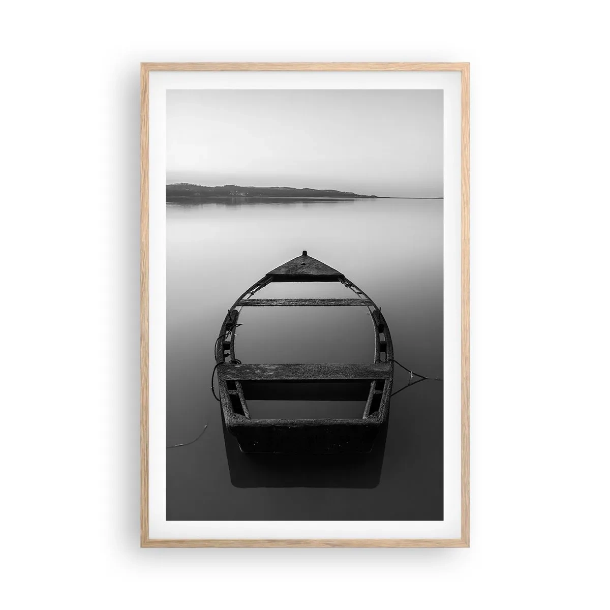 Poster in light oak frame - Longing and Melancholy - 61x91 cm