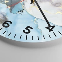 Clock face with numbers