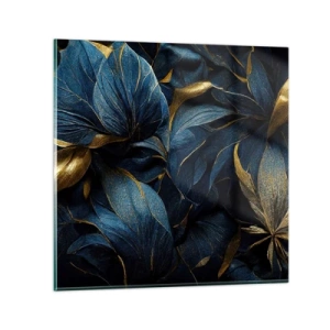 Glass picture - Lined with Gold - 60x60 cm