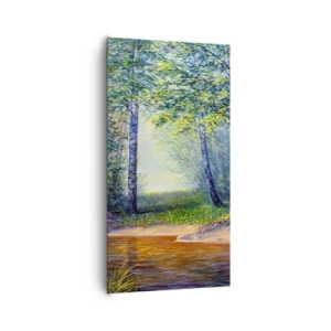 Canvas picture - Idyllic Scenery - 65x120 cm