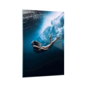 Glass picture - Contemporary Syren - 70x100 cm