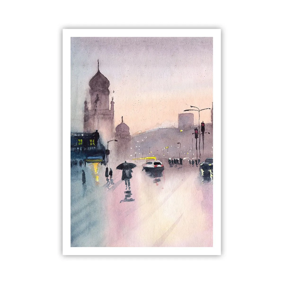 Poster - In a Rainy Fog - 70x100 cm