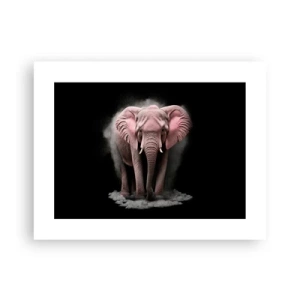 Poster - Don't Think About a Pink Elephant! - 40x30 cm