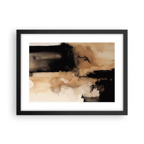 Poster in black frame - Intriguing Abstract - 40x30 cm