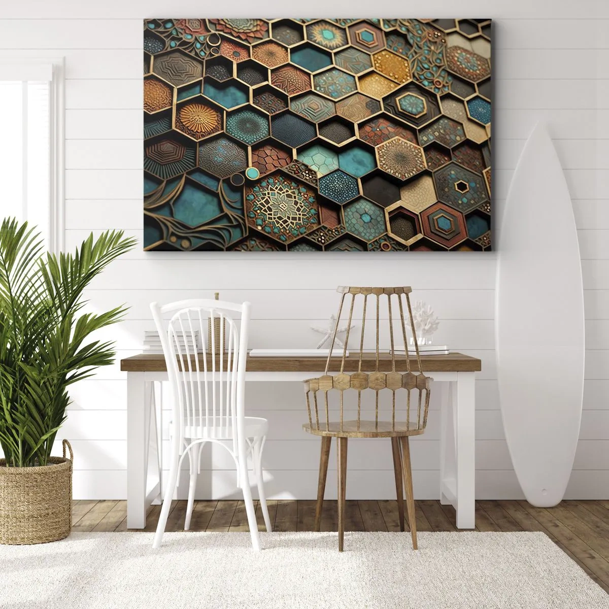 Canvas picture - Arabic Ornaments - Variation - 120x80 cm