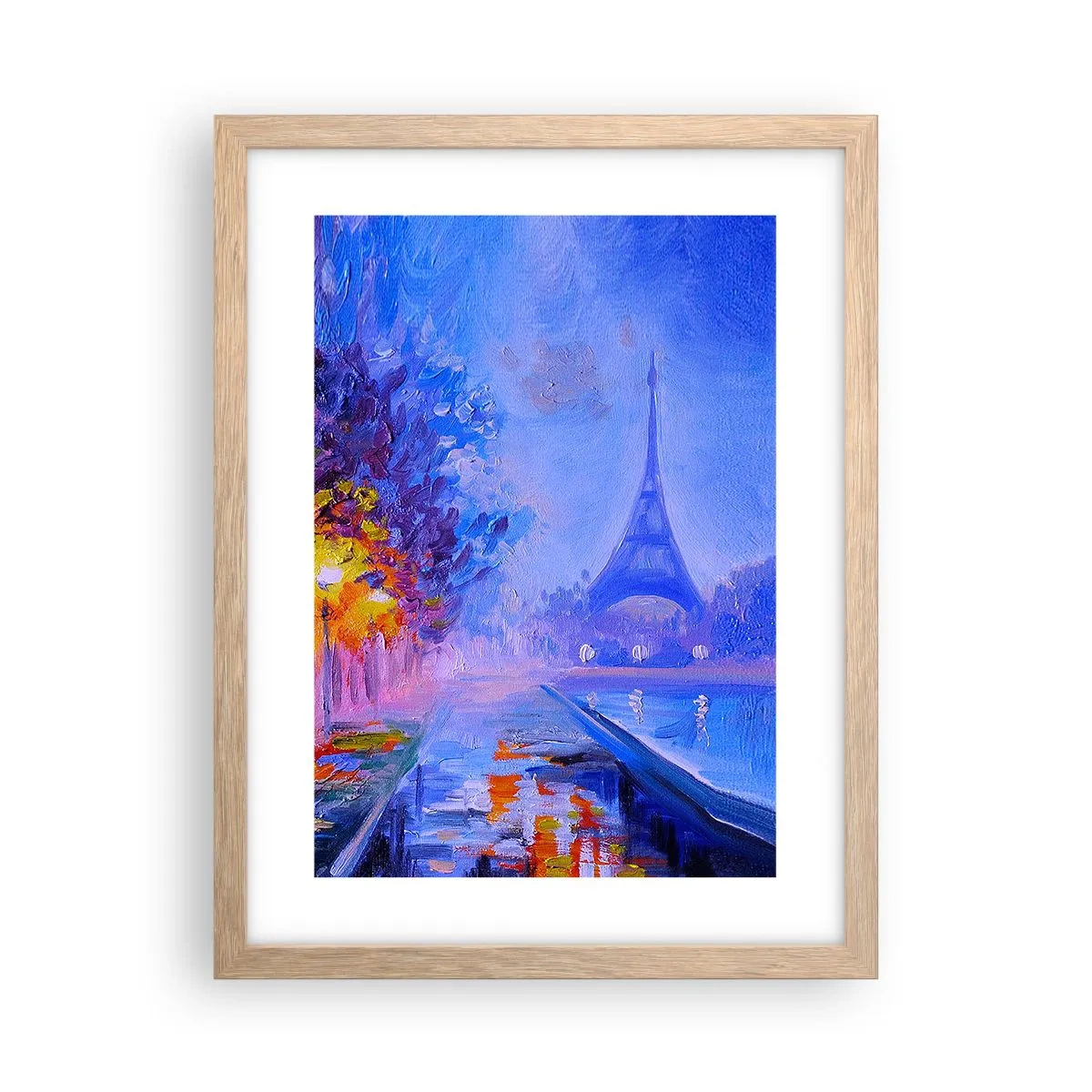 Poster in light oak frame - Dreamed Walk - 30x40 cm