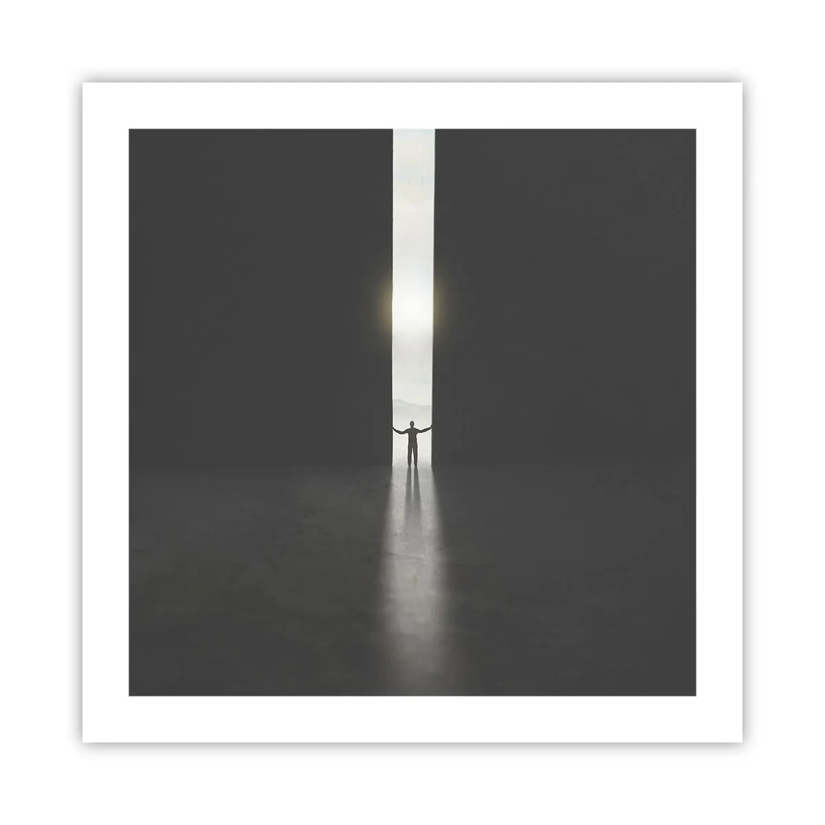 Poster - Step to Bright Future - 50x50 cm