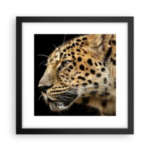 Poster in black frame - Calm, Focused, Ready - 30x30 cm
