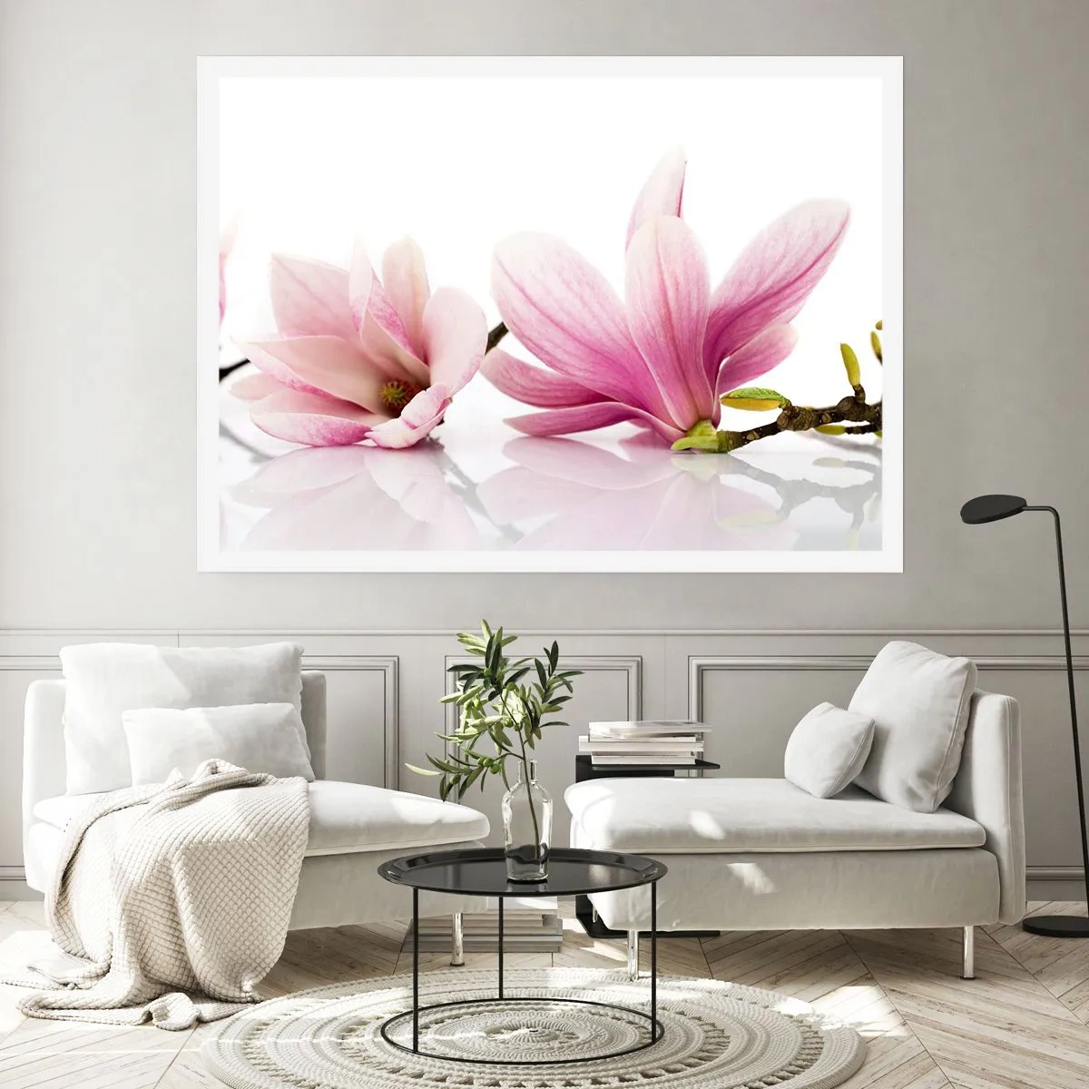 Poster - Delicate Like a Spring Breeze - 70x50 cm