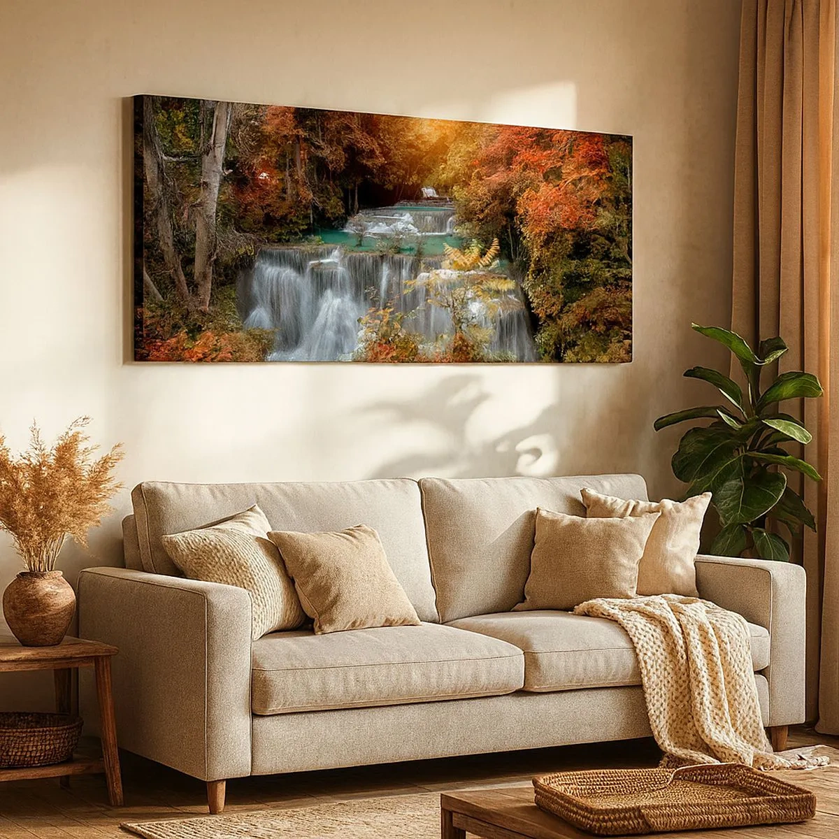 Canvas picture - Hidden Forest Treasure - 100x40 cm
