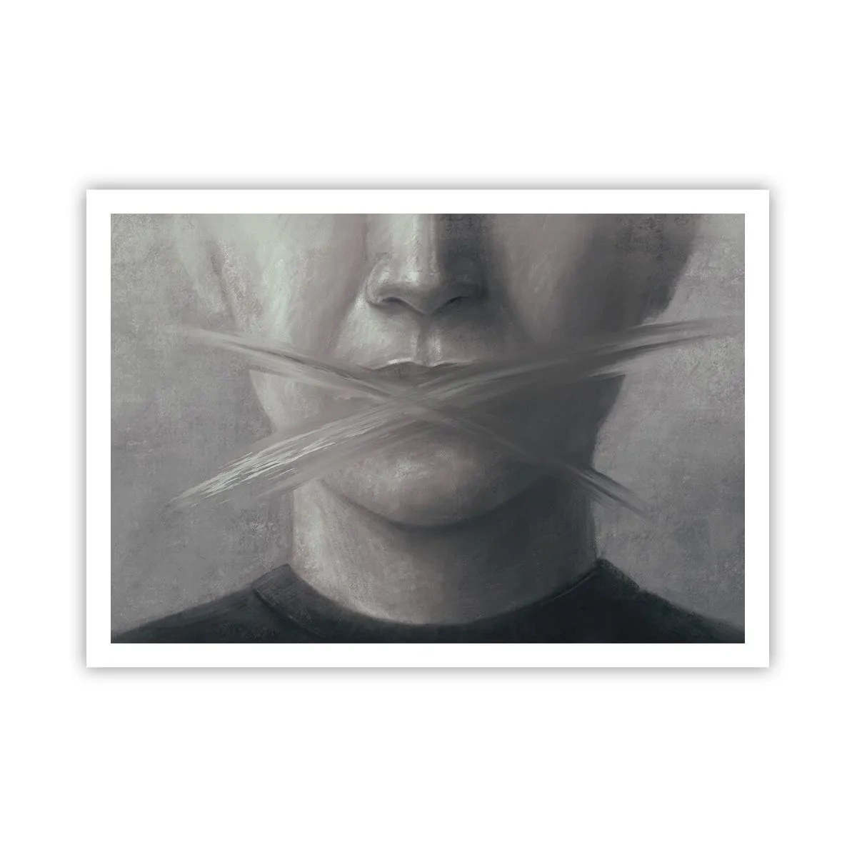 Poster - Not a Word - 100x70 cm