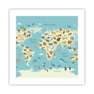 Poster - Good Neighbours - 40x40 cm