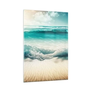 Glass picture - Calm of the Ocean - 80x120 cm