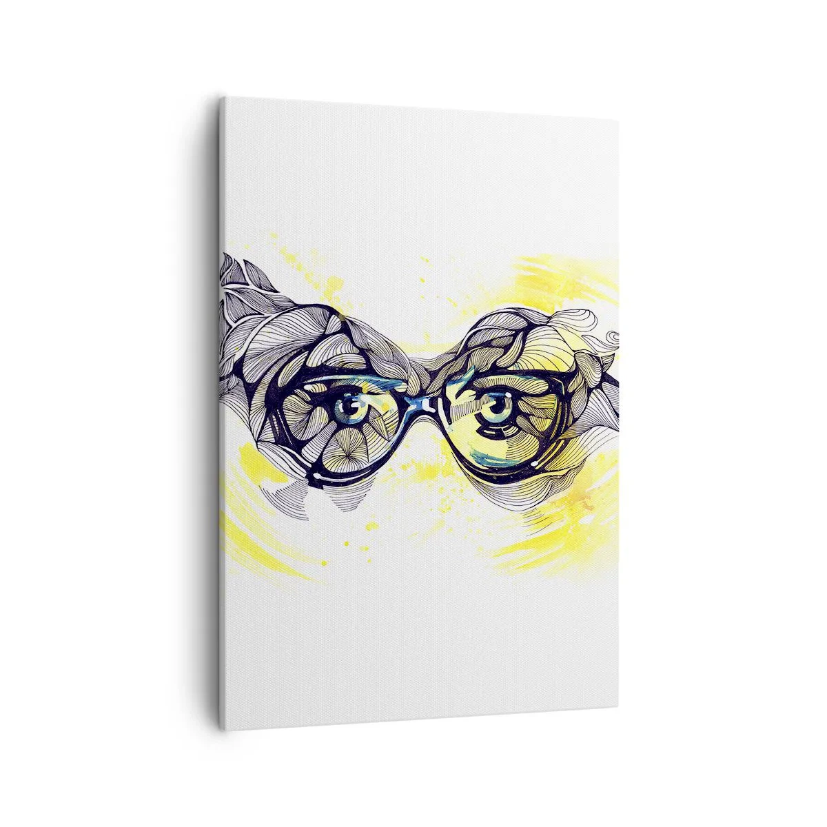 Canvas picture - Through Blue Glasses - 50x70 cm