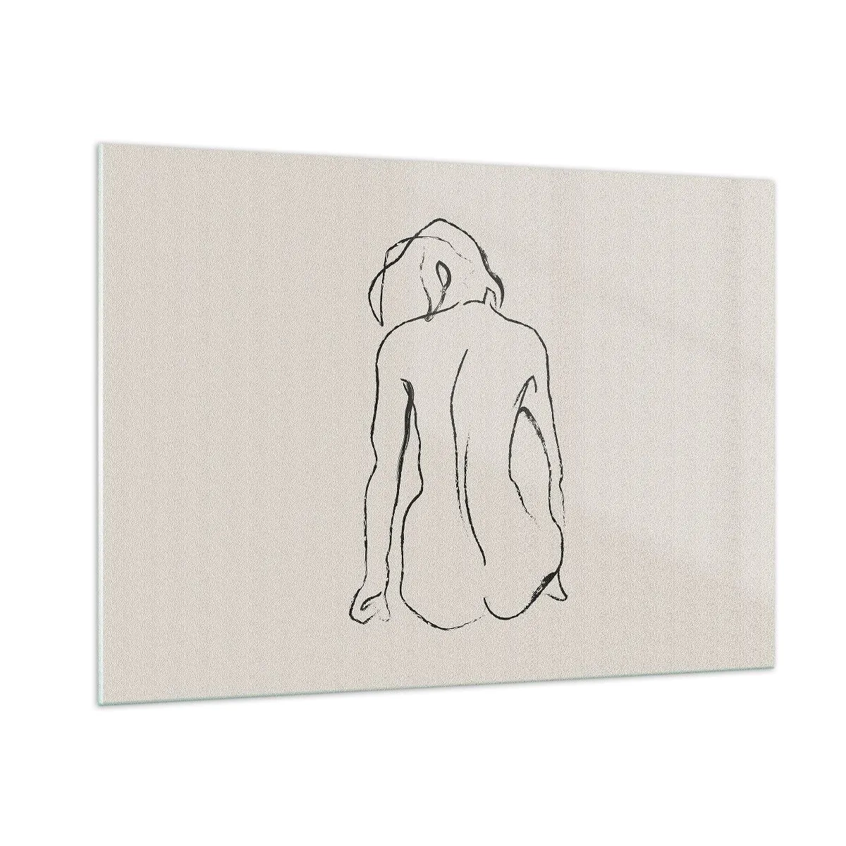 Glass picture - Woman Nude - 100x70 cm