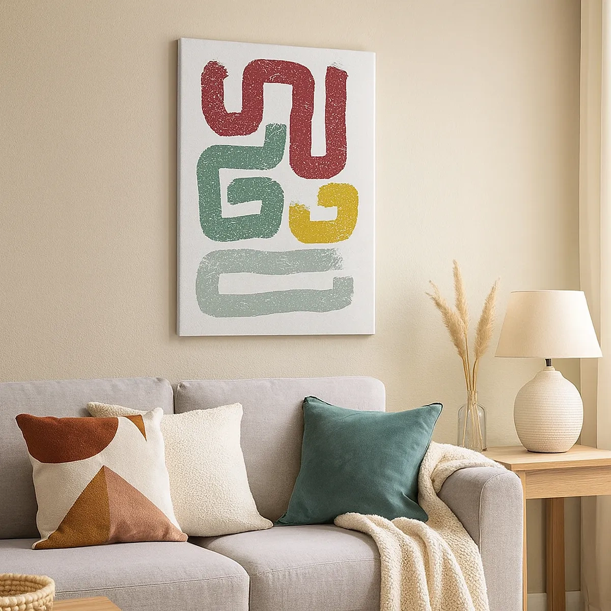 Canvas picture - In an Unknown Language - 50x70 cm