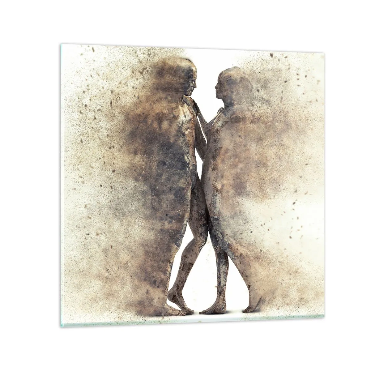 Glass picture - From Dust They Rose to Love - 40x40 cm
