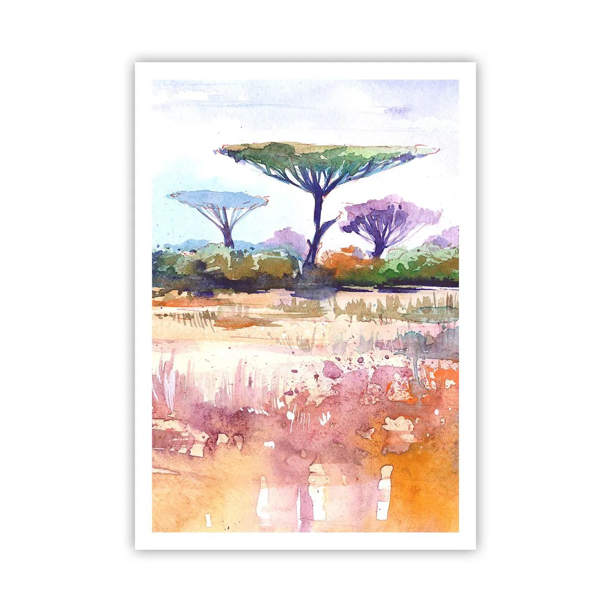 Poster - Colour of Savannah - 70x100 cm