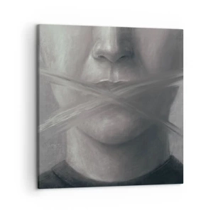 Canvas picture - Not a Word - 50x50 cm